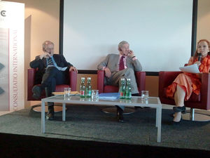 Aiginger und Androsch: EU auf theoretischem Wachstumskurs (Foto: S. Renlom)