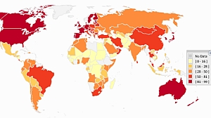 Bankkonto-Verteilung: Nicht nur Reichtum entscheidet (Bild: world bank)
