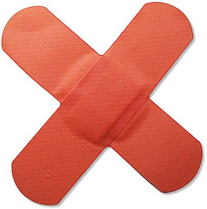 Pflaster: dank Stärke bald selbstauflösend (Foto: pixelio.de/sawistowski) Pflaster: dank Stärke bald selbstauflösend (Foto: pixelio.de/sawistowski)