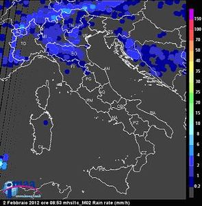 Datenblatt: System analysiert Wetterlagen (Foto: imaa.cnr.it)