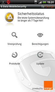 Bestens geschützt vor mobilen Bedrohungen (G Data powerd by Orange)