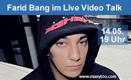 Farid Bang im Live Video Talk (Manytoo)