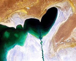 Satellitenbild: Menschheit setzt Patient Erde unter Dauerdruck (Foto: WWF/usgs)