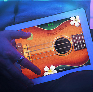 Futulele: App macht iPad zu Digital-Ukulele (Foto: Amidio)