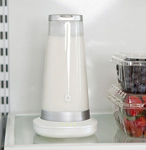 Milkmaid: Smarter Krug warnt vor saurer Milch (Foto: Quirky)