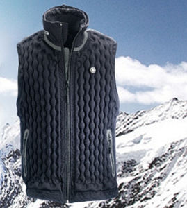 Weste: Argon-Kammern ermöglichen dynamische Isolierung (Foto: Klymit) Weste: Argon-Kammern ermöglichen dynamische Isolierung (Foto: Klymit)