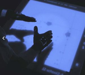 Eingabesystem: Hände rocken (Foto: oblong.com) Eingabesystem: Hände rocken (Foto: oblong.com)