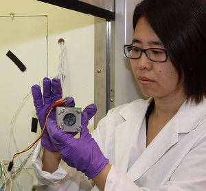 Brennstoffzelle: Gewinnt per Abwasser Energie (Foto: Oregon State University)