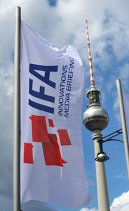 IFA-Fahne: Die IFA Berlin 2012 öffnet ihre Pforten (Foto: ifa-berlin.com)
