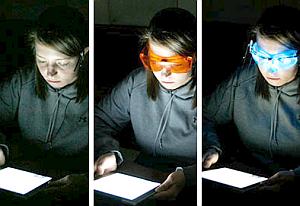 Tablet-Studie: Hoher Blaulicht-Anteil macht abends munter (Foto: RPI)
