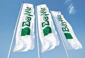 BayWa-Fahnen: Konzern setzt verstärkt auf Getreide und Obst (Foto: baywa.de)