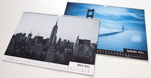 Calendrier luxe panoramique de smartphoto (Copyright: smartphoto)