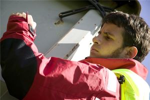 Facebook am Arm: praktisches Tool für Einsatzkräfte (Foto: Gry Karin Stimo)