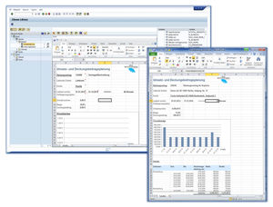 Excel-Vorlage und Excel-Tabelle mit SAP-Inhalten (Foto: Circle Unlimited AG)