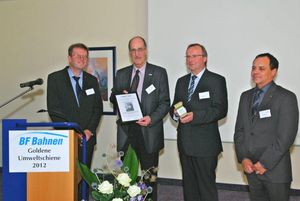 Goldene Umweltschiene 2012 (BFBahnen - Presse & PR)
