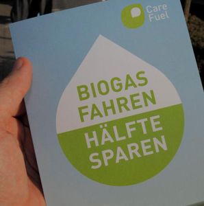 Care Fuel: wer mit Biogas fährt, fährt umweltbewusst (Foto: GET/Doczekal)