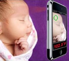 Smartphone-Thermometer: neu patentiert (Foto: http://fraden.com)