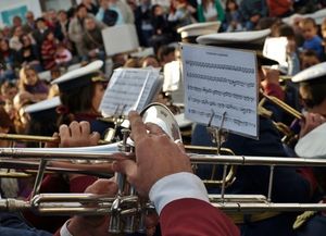 Orchester: hirnübergreifende Netzwerke bilden sich aus (Foto: pixelio, CFalk)