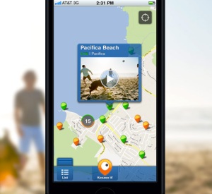 Live zu sehen: Smartphone-Video vom Strand (Foto: Koozoo)