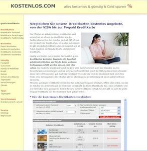 kreditkarten.kostenlos.com über die Wertschöpfungskette bei Kreditkarten