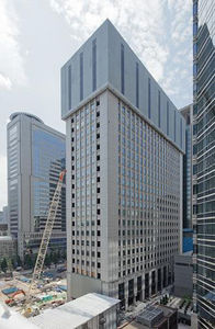 Hochhaus beim Schrumpfen: das spart Energie (Foto: Taisei Corp.)