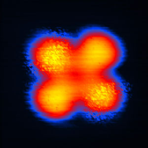 Molekül: Kupferphthalocyanin kann man 