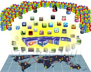 Dezentral vernetzt: P2P macht Facebook Konkurrenz (Foto: Kalman Graffi)