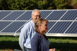 Bürgersolarpark Wörnitz, Geschäftsführer Martina Appel und Armin Hambrecht