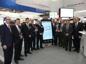 Die Gewinner des EGovernment Computing App-Wettbewerbs auf der CeBIT