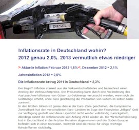 inflationsrate.com berichtet über Inflationsdynamik 2013