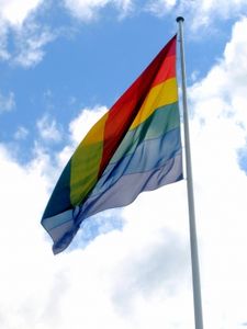 Rainbow-Flag: Schwule Ehemänner leben länger (Foto: pixelio.de, manwalk)