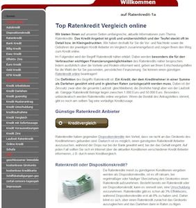 ratenkredit-1a.de informiert über Kreditauswahl