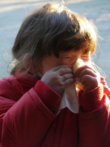 Schnupfen: Allergie zeigt sich im Kindesalter (Foto: pixelio.de, T. Blenkers)