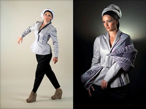 Farbwechsel-Kleid: eine von vielen Ideen (Foto Ronald Borshan)