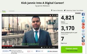 Bewerbung: Würden Sie ihn einstellen? (Foto: Screenshot/kickjannic.com)