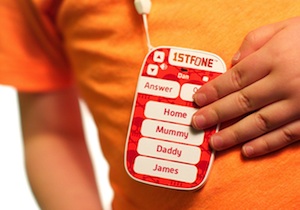 Kinder-Handy: Das ''1stFone'' vereint Spaß und Sicherheit (Foto: myownfone.com) Kinder-Handy: Das ''1stFone'' vereint Spaß und Sicherheit (Foto: myownfone.com)