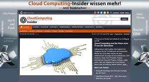 Screenshot des neuen Insider-Portals CloudComputing-Insider.de