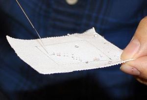 Hightech-Stoff: wasserabweisend und schweißleitend (Foto: Holly Ober)