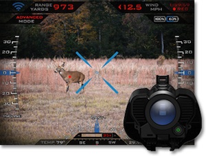Zielsicher: das Heads-up-Display in Aktion (Foto: tracking-point.com)