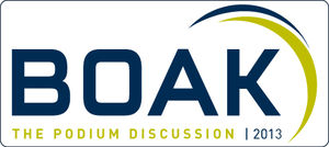 BOAK Podium Discussion 2013 Logo (Copyright: IT-Logix)