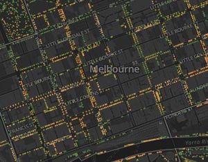 Melbourne: Virtuelle Karte zeigt Bepflanzungsbedarf (Foto: Urban Forest Visual)