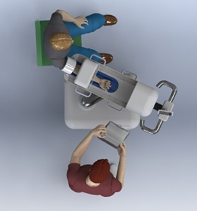 Konzeptskizze: Blutabnahme wird zunehmend automatisiert (Foto: veebot.com)