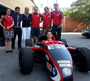 Das Wob-Racing-Team der Universität Ostfalia (Foto: Altran GmbH & Co. KG)