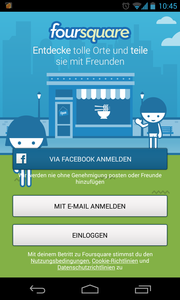 Foursquare-App: Microsoft plant einen Einstieg (Foto: F. Fügemann)