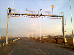 Weigh-In-Motion-System in Kasachstan (Foto: Kapsch AG)