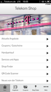 Telekom-Shopping-App mit neuer Funktion Handyankauf (© valuephone/Telekom)