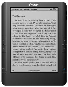 Erster offener E-Ink-eReader mit Android (Copyright: ImCoSys AG)