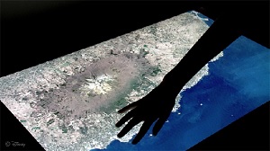 Reliefkarte am Display: Berge werden fühlbar (Foto: disneyresearch.com) Reliefkarte am Display: Berge werden fühlbar (Foto: disneyresearch.com)