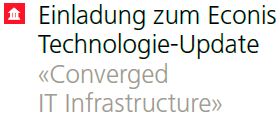 Titelbild Einladung (Copyright: Econis AG)