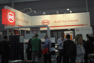 BYD-Messestand: großer Gewinner im IT-Zulieferwettbewerb (Foto: byd.com)